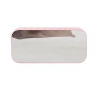 Sahgsa Réveil Haut-parleur Bluetooth, Grand Volume, Horloge Numérique Portable, Haut-parleur sans Fil pour Voyages, Activités de Plein Air, Plastique (Rose)