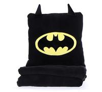 Coussin Plaid 2 En 1 Batman Dc Comics Polyester Noir 100X120