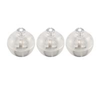 Sahkgye 100 Pcs/Lot 100 x Ronde Led Flash Balle Lampe Balloon Lumière Longue Veille Temps Pour Lanterne De Papier Balloon Lumière Fête De Mariage Décoration Blanc