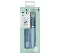 Sailor TUZU Adjust - 12-0541-441 - Stylo-plume rotatif et prise en main naturelle, comprend 2 cartouches d'encre et un convertisseur, usage quotidien, bleu clair, pointe moyenne