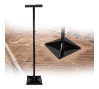 Saimeihome Pilon manuel - 25 x 25 cm - En acier - Compresseur de sol avec poignée en T - 119 cm - Compresseur manuel pour terre, gravier, sable, surfaces pavées, jardin et chantier