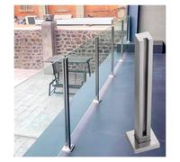 Sainless Seel Balusrade Ki Railing Sysem pour terrasses, Paios et porches Installation facile, sans vis incluses, Solution sûre moderne