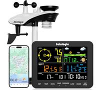 Sainlogic Smart WiFi Weather Stations Wireless Indoor Outdoor 24/7 AI Weather Forecast by Weatherseed®, APP & Email Alert