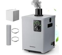 SainSmart Smoke Absorber Purifier Hotte aspirante, écran d'interface LED, fonction UV, roues portables, absorbeur de fumée