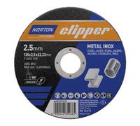 Saint-Gobain CLIPPER Disque de séparation Métal-Inox A30S-125x2,5x22,23mm Quantité:1