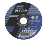 Saint-Gobain Norton VULCAN Disque de découpe métal inox droit 125x2,5x22,2 Quantité:1