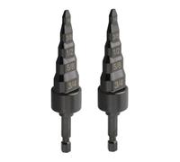 Saipor Lot de 2 outils de réparation de tubes en cuivre 5 en 1 | Kit d'outils de forage avec tige hexagonale de 6,35 mm pour tubes en cuivre