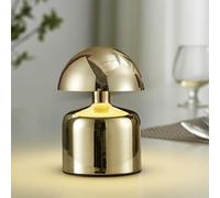 SAIWEYA Petite lampe de table moderne sans fil champignon, batterie tactile à intensité variable