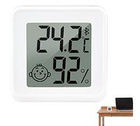 Sakamura Thermomètre d'ambiance | Thermomètre hygromètre numérique avec écran LCD - Humidimètre Intelligent avec contrôle à l'application pour Salon, Bureau, Chambre bébé, thermomètre