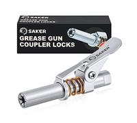 Saker Raccord pour pistolet à graisse, compatible avec tous les pistolets à graisse équipés de raccords NPT 1/8" (adapté aux diamètres supérieurs à 14 mm), résistant à une pression de 14000 PSI