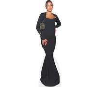 Sakina Karchaoui (Black Dress) Silhouette en Carton Taille Mini