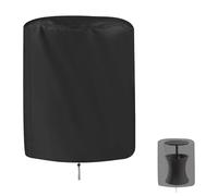 Saking Housse de table d'appoint pour patio, conçue pour la glacière Keter de 7,5 gallons et les bacs à café d'extérieur (ronde, 53,3 cm de diamètre x 58,4 cm de hauteur)