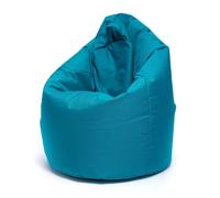 Sako Pouf Poire Extérieur Pouf Chambre Enfant Tissu Imperméable Fauteuil XL 85x135cm Bleu Clair Céleste Nc7 Ecopuf