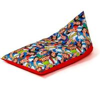 Sako sac pouf Matelas rouge imprimé XXL 160 x 80 cm