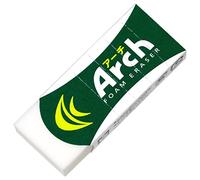 Sakura Arch Evolutional Lot de 5 gommes en mousse Blanc Importé du Japon