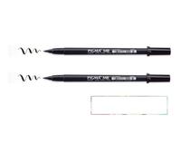 Sakura Brush Pen. Pinceau Stylo Feutre Noir, pointe pinceau Pigma MB 2pcs + 1 CARTE