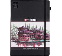 Sakura - Carnet de croquis 80 feuilles blanches 140 g 210 x 297 mm noir | 5 pièces