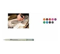 Sakura Feutre Pigma Micron 01 – 0,25 mm – Pourpre – Encre permanente et résistante à l'eau