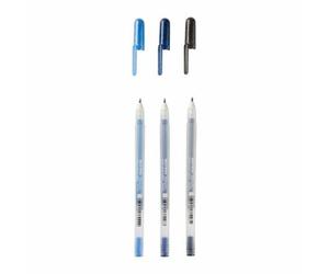 Sakura Gel Rouleau Métallique Brillant Ensemble (3 Pcs) Bleu,, Marqueurs, Marqueurs Permanents, Marqueurs, Art Fournitures
