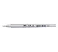 SAKURA Gelly Roll Basic White Gel Pen 10-1.0 mm Bold Nib - Encre blanche opaque pour papiers foncés - Idéal pour le lettrage à la main, le bricolage, les médias mixtes - Débit d'encre constant