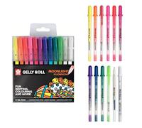 Stylo roller encre gel Gelly Roll Moonlight étui de12