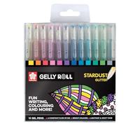 Stylo roller encre gel Gelly Roll Stardust étui de 12