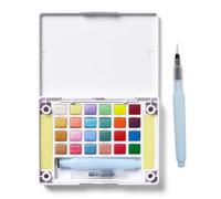Sakura Koi Water Colors Boîte à croquis de poche avec 24 demi-godets (XNCW24MPN)