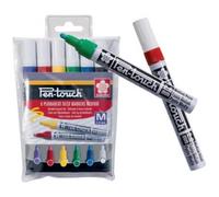 Sakura Marqueur Permanent Pen-Touch Fin, 'tui De 6 0,000000 Noir