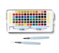 Royal Talens Set de peinture à l'eau Sakura Koi Water Colors, 72 demi-godets avec pinceaux