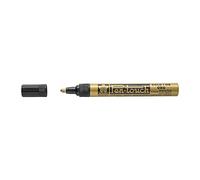 Sakura Pen-Touch Medium Gold Marqueur - Peinture pour grandes surfaces - Utilisation industrielle et créative - Permanent sur métal, bois, verre, plastique - Effaçable sur surfaces non poreuses