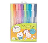 Sakura PGB10VN Stylo à bille à pointe aqueuse 10 couleurs
