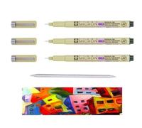 Sakura Pigma Micron 003 Noir . 3 PCS ET ESTOMPE. Made in Japan