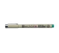 SAKURA Pigma Micron 01-0.25 mm Vert Fineliners - Encre d'archivage permanente et résistante à l'eau