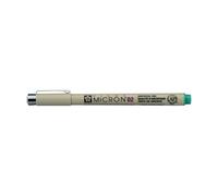 Sakura Feutre Fineliner Pigma Micron 02 – 0,30 mm – Encre d'archivage imperméable – Vert