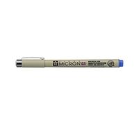 SAKURA Pigma Micron 03-0.35 mm Bleu Fineliners - Encre d'archivage résistante à l'eau - Idéal pour les dessins artistiques et techniques