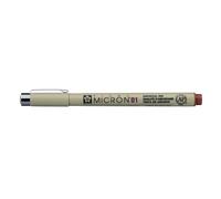 SAKURA Pigma Micron Fineliner 01 - Brun - 0.25 mm Encre d'archivage permanente et imperméable à l'eau - Idéal pour les artistes et les designers