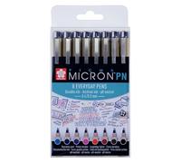 SAKURA Feutre fineliner Pigma Micron PN, kit de 8 G