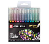 Stylo roller encre gel Gelly Roll Stardust étui de 12