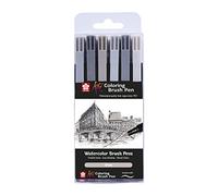Sakura Stylo pinceau Koi Coloring Brush, étui de 6, gris