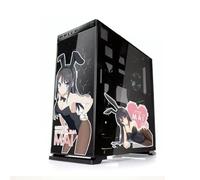 Sakurajima Autocollants Mai Anime pour boîtier PC, Adolescent Idiots Don't Dream of Bunny Girls Classic Cartoon Decor Decal Sticker pour ordinateur