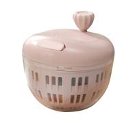 Salad Spinner, Vegetable Dryer, Non-Slip Base Bowl with Colander for Quick Washing, Prep and Drying at Home or Outdoor Use, Picnic Kitchen Tool, Water Saver, 800ML