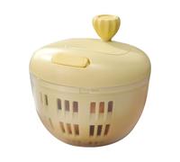 Salad Spinner, Vegetable Dryer, Non-Slip Base Bowl with Colander for Quick Washing, Prep and Drying at Home or Outdoor Use, Picnic Kitchen Tool, Water Saver, 800ML
