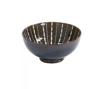 Saladier 20 cm Penjab brun n°2 Lignes