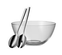 Saladier avec couverts de service TAVERNO 23 cm, verre, WMF