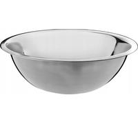 Saladier - Bol à mélanger - Acier inoxydable - 20 cm - Rond - Pour salades et cuisine - Argent