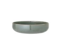 Saladier de service en grès vert, rond - Bloomingville, Pixie - Ø29x7 cm
