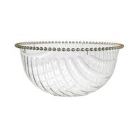 Saladier - HOME DECO FACTORY - SABAH - Transparent et Or
