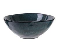 HOME DECO FACTORY – Saladier en grès KA3759 3 L, Ø28 cm, design raffiné bleu