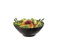 APS 84111 Bol MARONE, Ø 19 cm, hauteur 8 cm, mélamine, noir avec bord brun