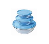Duralex - Saladier Rond 23cm avec couvercle Bleu Lys
